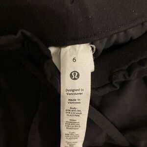 Lululemon Camp Black Jogger Athletic Pants
